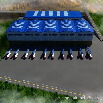 Сучасная сістэма вытворчасці вапняку 1300-1500 TPH